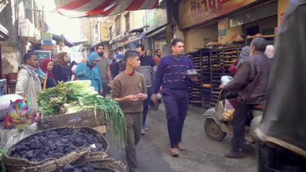 バンコク 12月 2018 2018年12月15日 タイのバンコクでチャイナタウンの市場で大勢の人々のビデオ — ストック動画