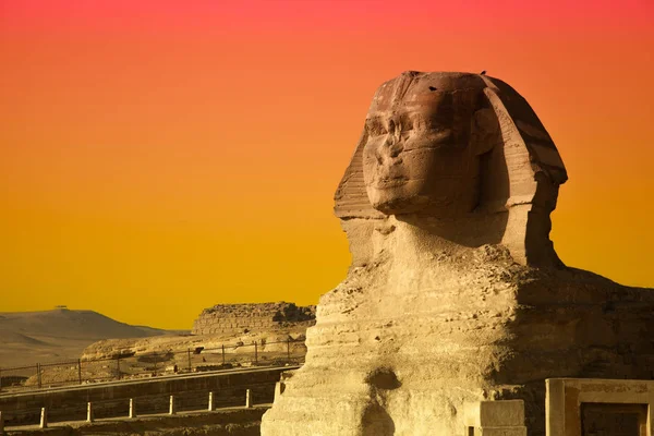 De grote Sfinx in Giza — Stockfoto