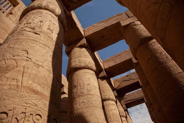 Karnak templom Luxorban, — Stock Fotó