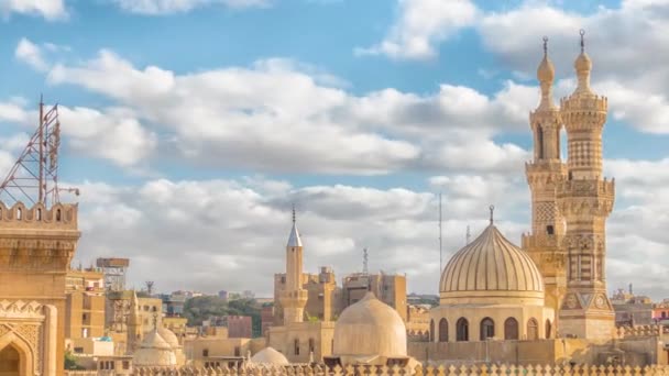 Hermosa Vista Del Casco Antiguo Ciudad Cairo — Vídeo de stock