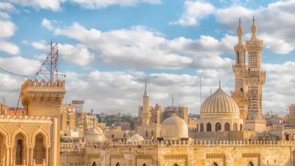 Hermosa Vista Del Casco Antiguo Ciudad Cairo — Vídeos de Stock