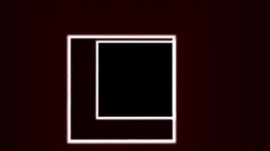 Soyut küp, modern renkli aydınlatma