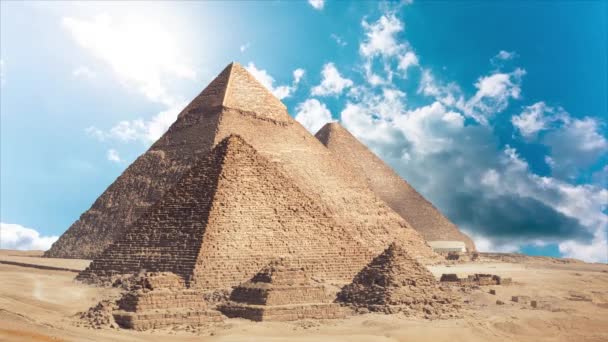 Piramitlerin genel görünümü — Stok video