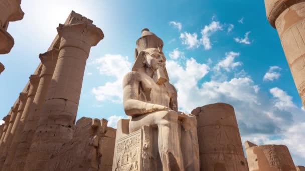 Templo Karnak Luxor Egipto — Vídeo de stock