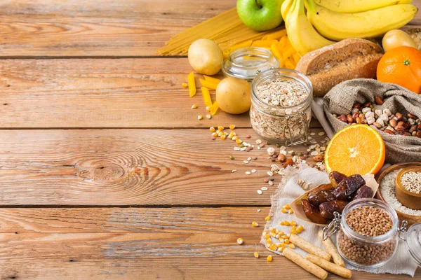 Gluten vrij eten, gezond eten dieet concept — Stockfoto