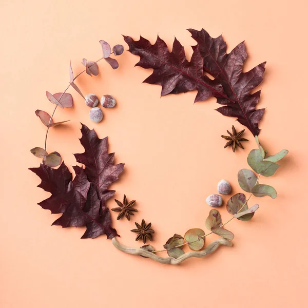Kreative Herbst-Erntedank-Komposition mit dekorativen — Stockfoto
