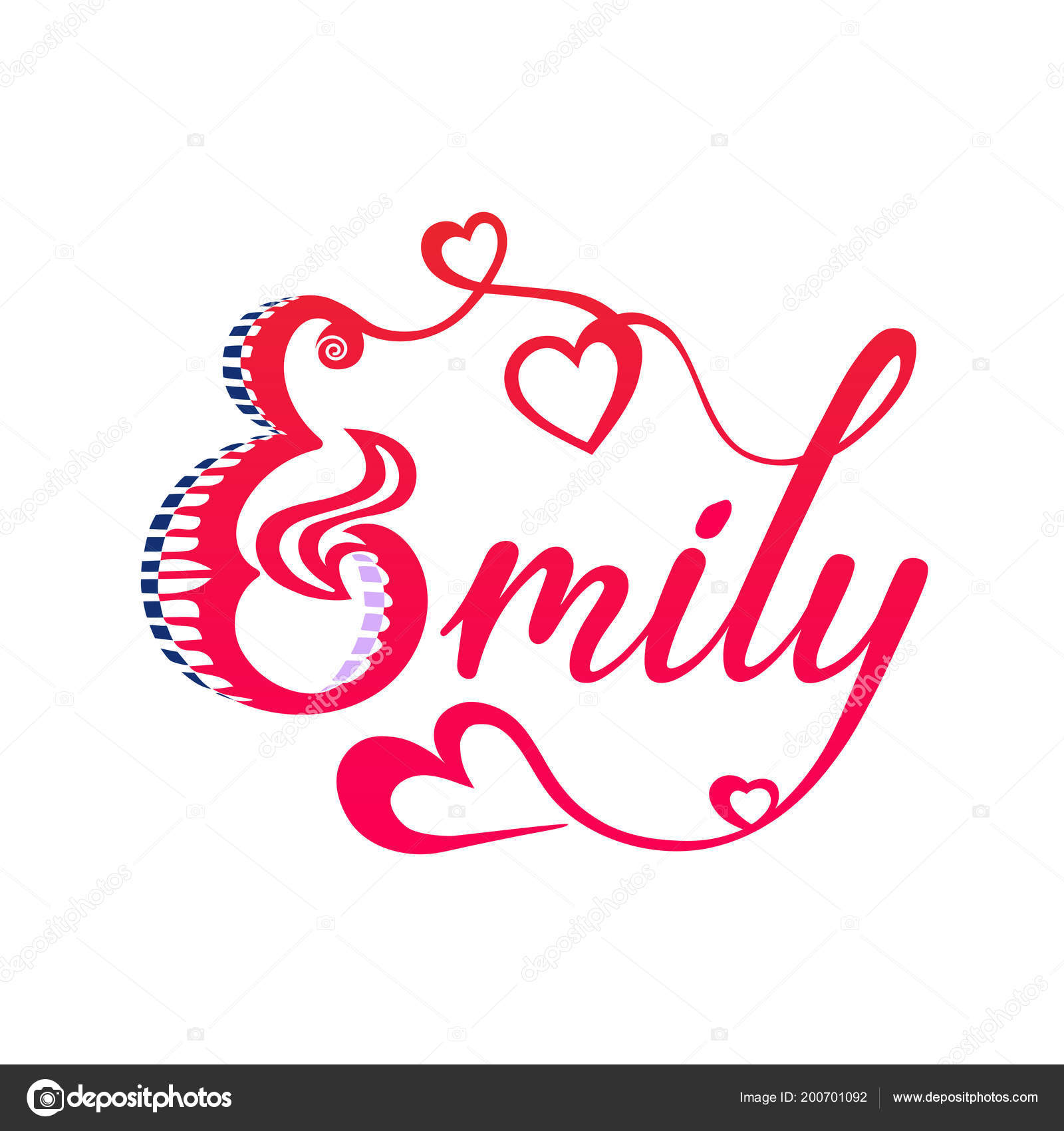 Emily Name Clip Art