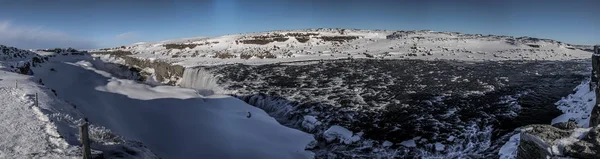 Καταρράκτης Dettifoss Στο Vatnajkull Εθνικό Πάρκο Στην Βορειοανατολική Iceland Detifoss — Φωτογραφία Αρχείου