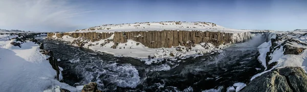 Καταρράκτης Dettifoss Στο Vatnajkull Εθνικό Πάρκο Στην Βορειοανατολική Iceland Detifoss — Φωτογραφία Αρχείου