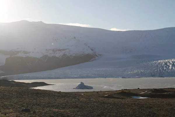 Ісландія Jokulsarlon Лагун Beautiful Холодний Краєвид Малюнок Ісландський Льодовик Лагуни — стокове фото