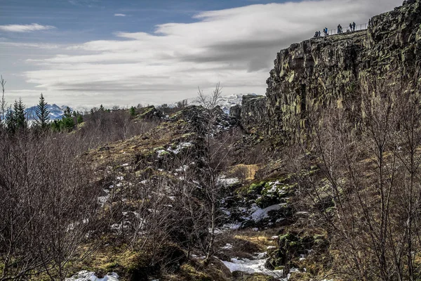 Thingvellir National Park Iceland Ingvellir Thingvellir National Park Iceland Site — Stock Photo, Image