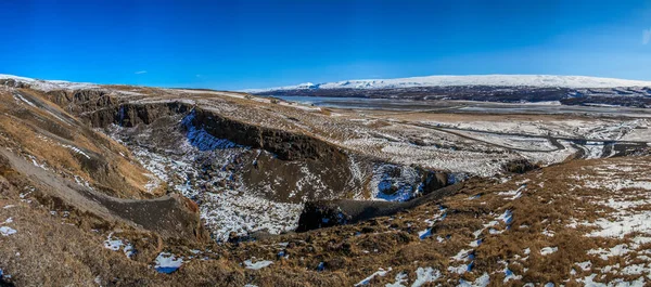 Montagne Epiche Islanda Meravigliosa Natura Ghiacciata Terra Rocciosa Alte Montagne — Foto Stock