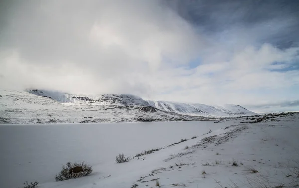 Beaux Paysages Hivernaux Islande Rivières Montagne Merveilleuse Nature Glaciaire Terre — Photo