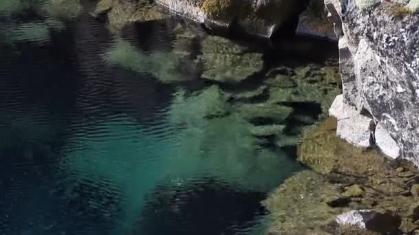 Национальный Парк Тингвеллир Исландии Ingvellir Thingvellir Национальный Парк Исландии Является — стоковое видео