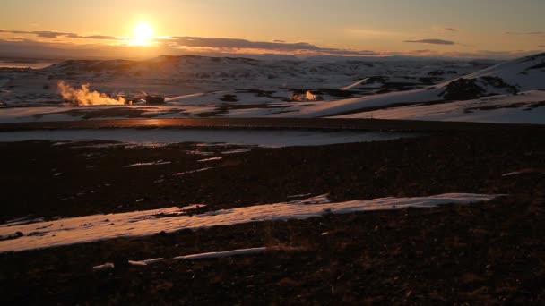 Paisajes Épicos Islandia Maravillosa Naturaleza Helénica Tierra Rocosa Altas Montañas — Vídeo de stock