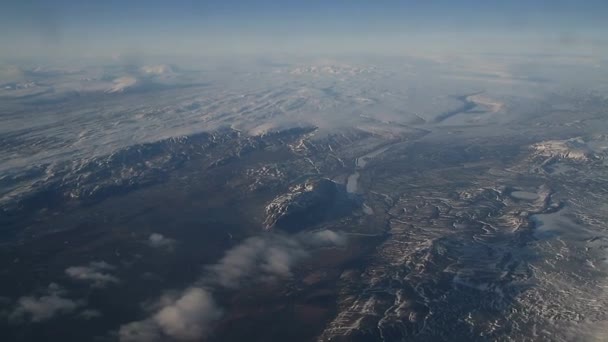 Aterragem Avião Vista Aérea Islândia Vista Aérea Paisagens Incríveis Icelândia — Vídeo de Stock