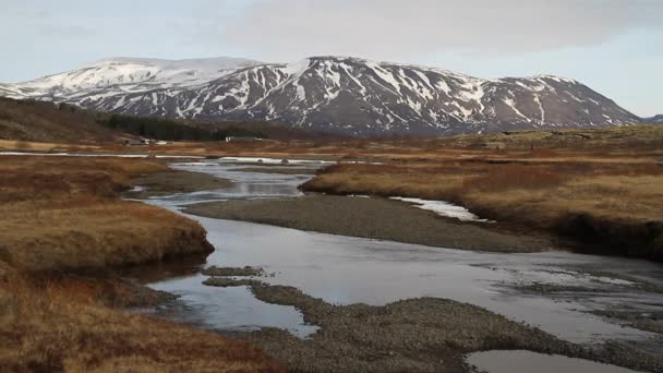 Parque Nacional Thingvellir Islandia Ingvellir Parque Nacional Thingvellir Islandia Sitio — Vídeo de stock