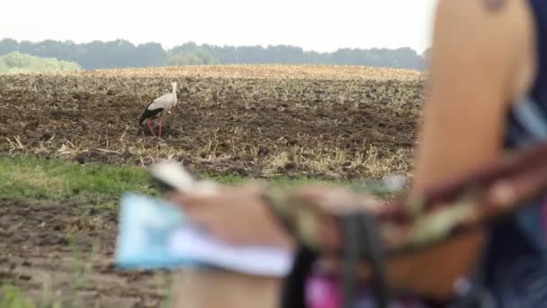 Concime Eko Naturale Con Letame Coltivatore Fertilizzante Seminativi Effluente Destinato — Video Stock