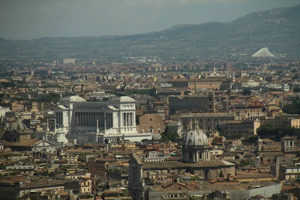 Vista Roma Itália Arquitetura Roma Marcos Velhas Ruas Famosas Atrações — Fotografia de Stock