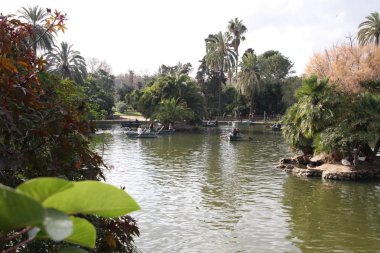 Barcelona görünümü - eski ve ünlü tarihi şehir, İspanya, İspanya. 