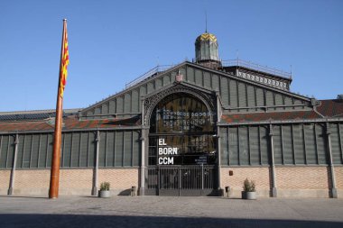 Barcelona görünümü - eski ve ünlü tarihi şehir, İspanya, İspanya. 