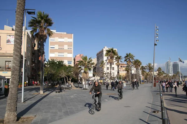 Barcelona View Alte Und Berühmte Historische Stadt Katalonien Spanien — Stockfoto