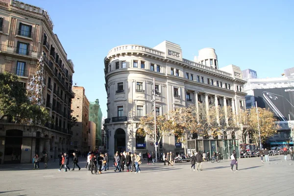 Barcelona View Oude Beroemde Historische Stad Catalonië Spanje — Stockfoto