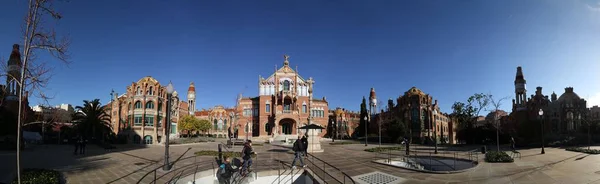 Vista Barcelona Ciudad Histórica Antigua Famosa Cataluña España —  Fotos de Stock