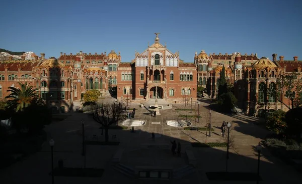 Vista Barcelona Ciudad Histórica Antigua Famosa Cataluña España —  Fotos de Stock