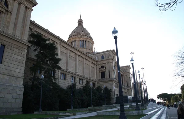 Vista Barcelona Ciudad Histórica Antigua Famosa Cataluña España —  Fotos de Stock