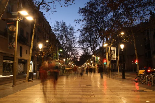 Barcelona Görünümü Eski Ünlü Tarihi Şehir Spanya Spanya — Stok fotoğraf