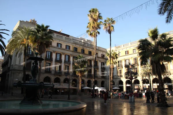 Barcelona View Oude Beroemde Historische Stad Catalonië Spanje — Stockfoto