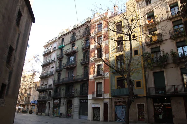 Barcelona View Alte Und Berühmte Historische Stadt Katalonien Spanien — Stockfoto