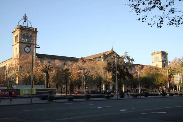 Vista Barcelona Ciudad Histórica Antigua Famosa Cataluña España —  Fotos de Stock