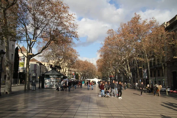 Βαρκελώνη Δείτε Παλιά Και Διάσημη Ιστορική Πόλη Καταλονία Ισπανία — Φωτογραφία Αρχείου
