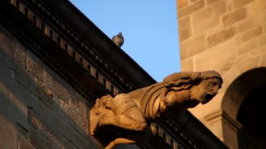 Barcelona görünümü - eski ve ünlü tarihi şehir, İspanya, İspanya. 