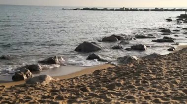 Barcelona görünümü - eski ve ünlü tarihi şehir, İspanya, İspanya. 