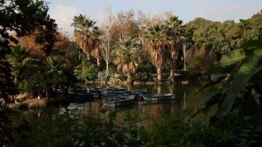 Barcelona görünümü - eski ve ünlü tarihi şehir, İspanya, İspanya. 