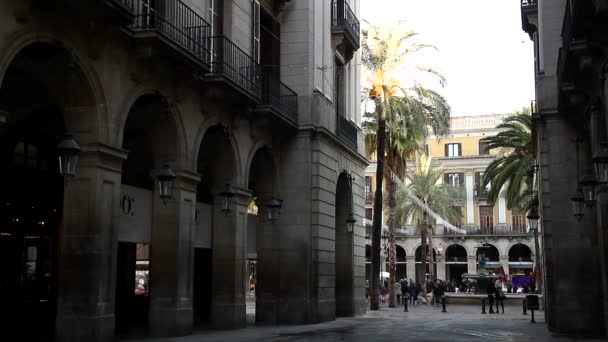 Barcelona View Alte Und Berühmte Historische Stadt Katalonien Spanien — Stockvideo