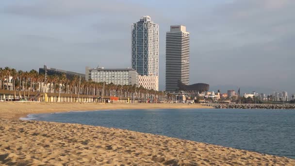 Barcelona Gamla Och Kända Historiska Stad Katalonien Spanien — Stockvideo