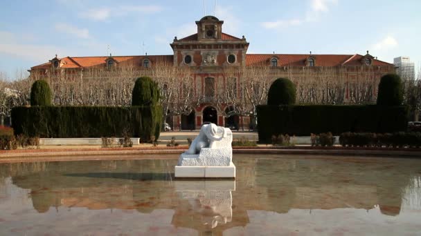 Vue Sur Barcelone Vieille Célèbre Ville Historique Catalogne Espagne — Video