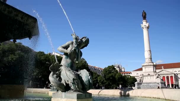 Lisbonne Vieille Belle Ville Européenne Capitale Portugal Rues Bâtiments Toits — Video