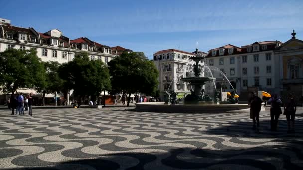 Lisboa Antigua Hermosa Ciudad Europea Capital Portugal Calles Históricas Edificios — Vídeos de Stock