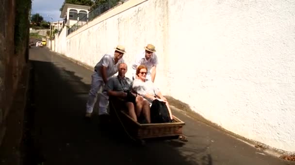 Funchal Capital Ilha Madeira Madeira Autonomia Tropical Bela Portugal Oceano — Vídeo de Stock