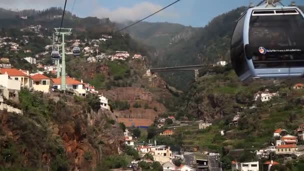 Funchal Capital Ilha Madeira Madeira Autonomia Tropical Bela Portugal Oceano — Vídeo de Stock