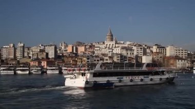 Istanbul tarihi bölümü, Türkiye'nin ünlü şehir manzara. Istanbul manzarası, Türkiye. Istanbul 'un deniz manzaralı. Açık Istanbul şehir. Doğu Turizm şehir.
