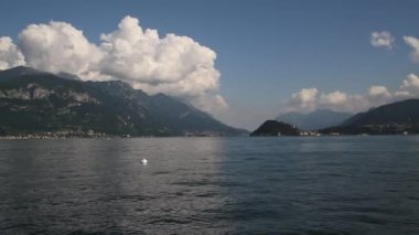 Como Gölü Lombardy, İtalya. Güzel İtalyan tatil köyü Menaggio Como Gölü. 