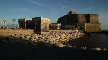 Napoli eski tarihi merkezi, Napoli, İtalya. Streats ve binalar Napoli.