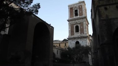 Napoli eski tarihi merkezi, Napoli, İtalya. Streats ve binalar Napoli.