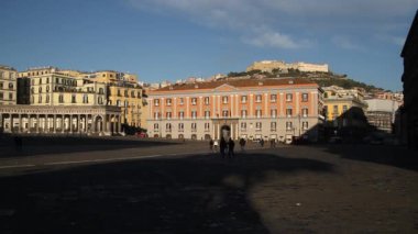 Napoli eski tarihi merkezi, Napoli, İtalya. Streats ve binalar Napoli.